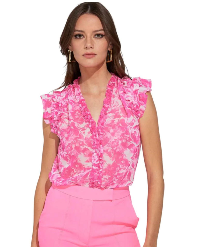 Generation Love Sia Blouse-  Pink Zesty Floral - Styleartist