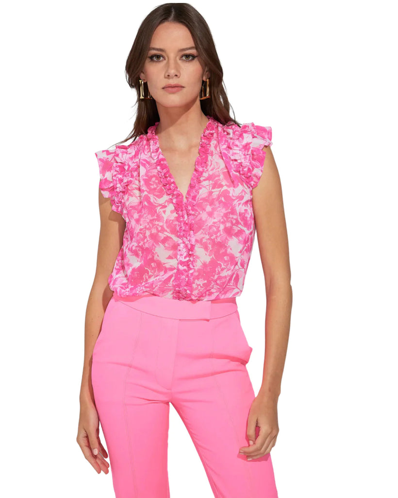 Generation Love Sia Blouse-  Pink Zesty Floral - Styleartist