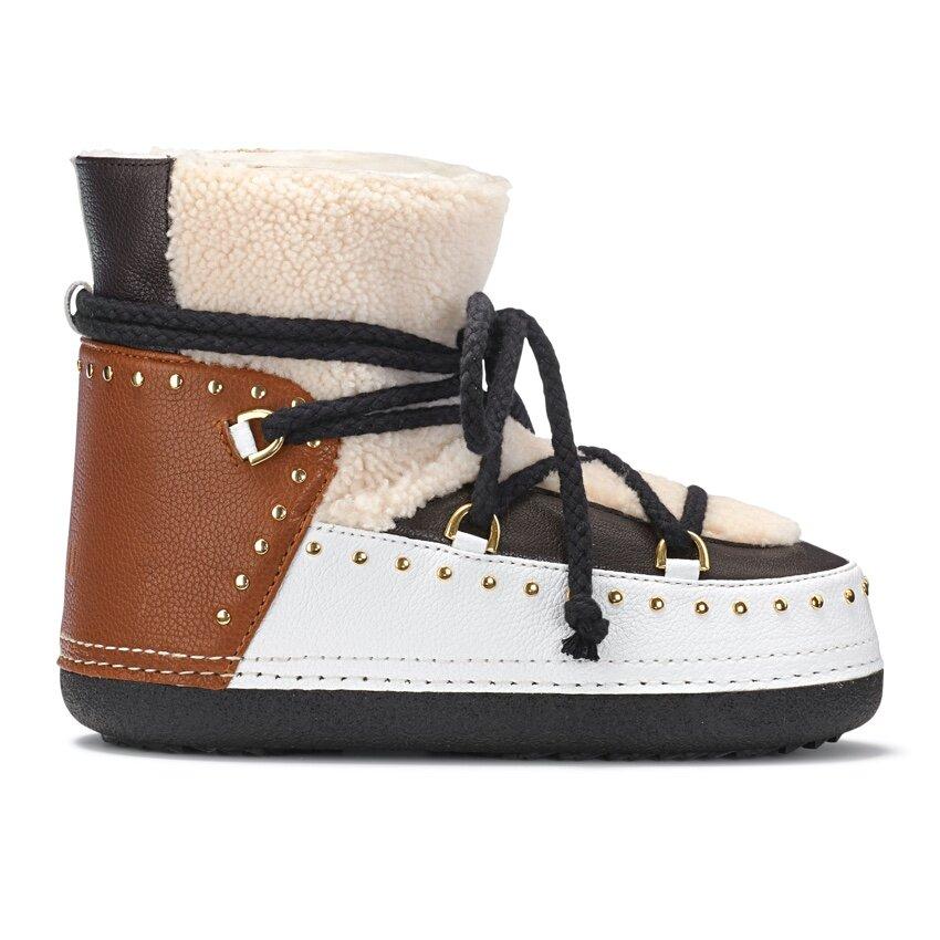Inuikii Curly Rock Sneaker Boot- Cream - Styleartist