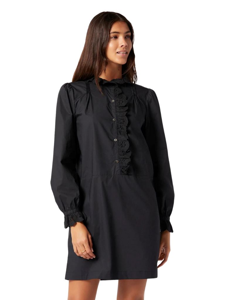 joie black dress Gianni Midi Dress at Joie