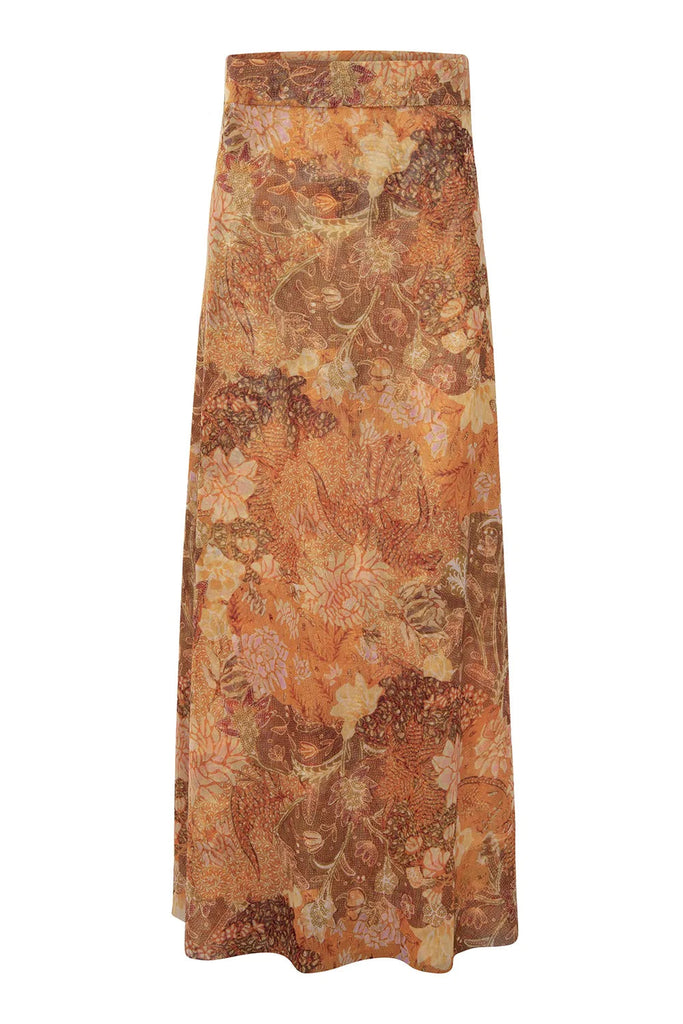 Misa Ekat Maxi Cut Skirt- Golden Batik - Styleartist