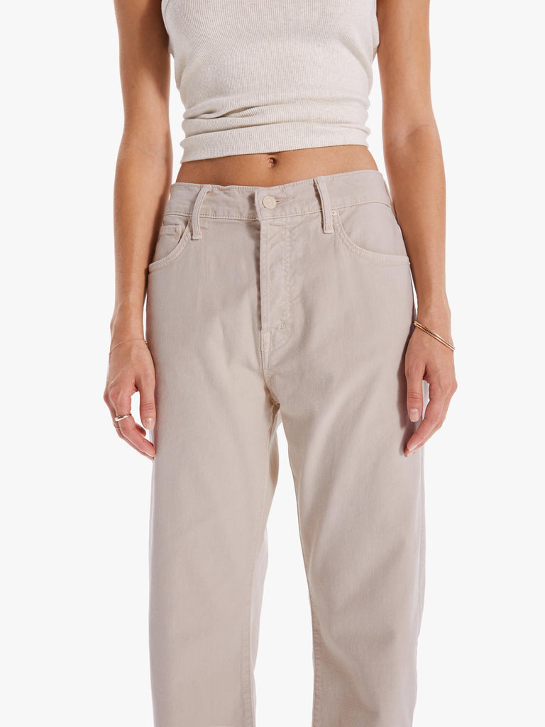 Mother Denim The Ditcher Crop Pant- Chalk Oxford Tan - Styleartist