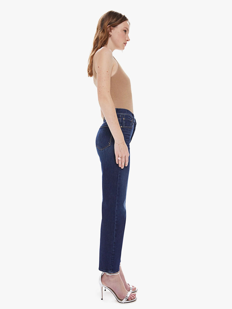 Mother Denim The Rambler Ankle High Waisted Straight Leg Jeans  - Off Limits - Styleartist