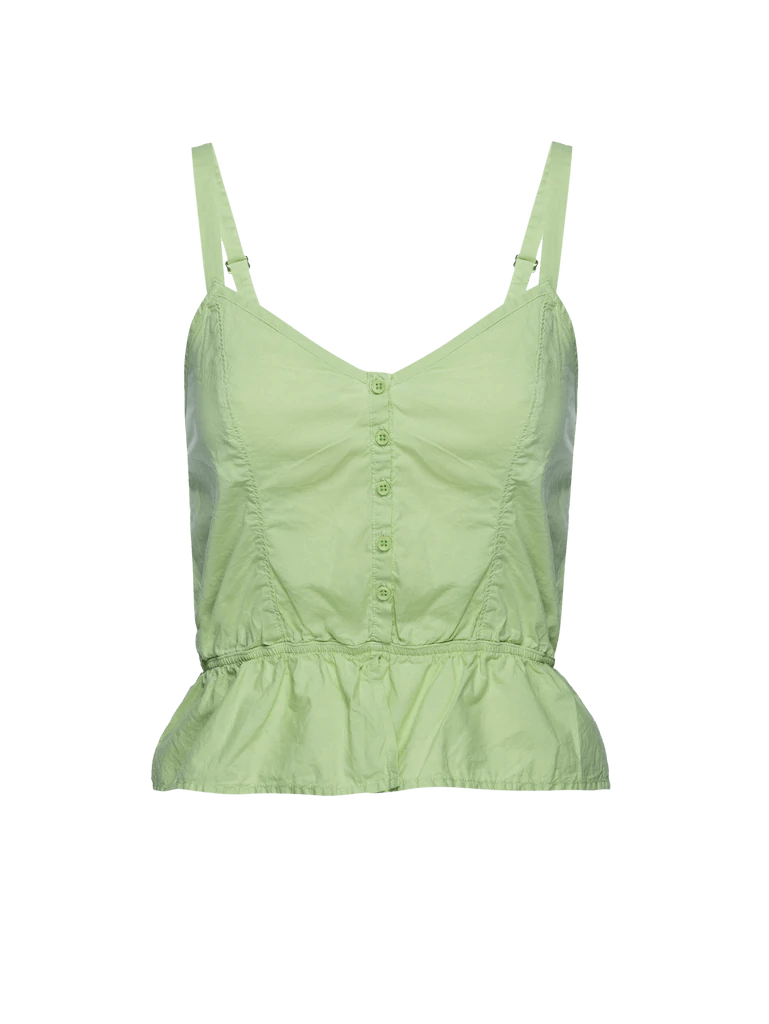 Nation Gabrielle Cami Top- Key Lime - Styleartist
