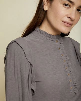 Nation Margaux Victorian Henley- French Lilac - Styleartist