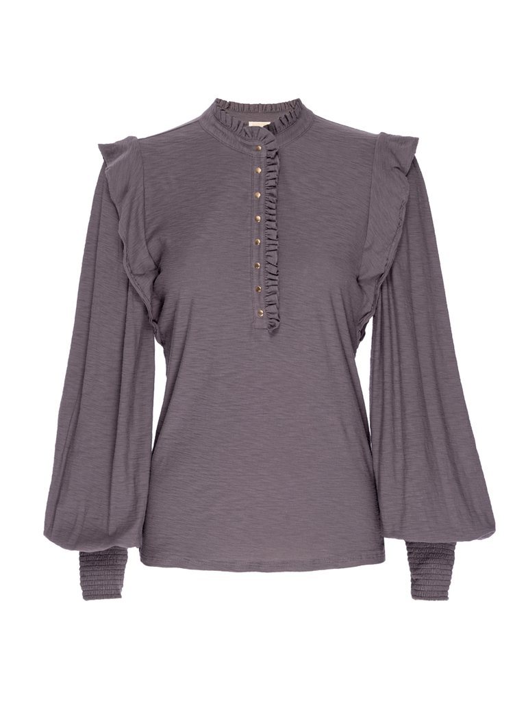 Nation Margaux Victorian Henley- French Lilac - Styleartist
