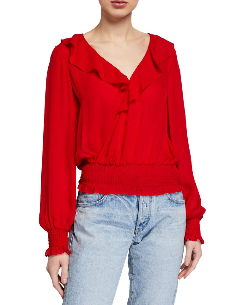 Parker Quincy Blouse - Monaco Red - Styleartist