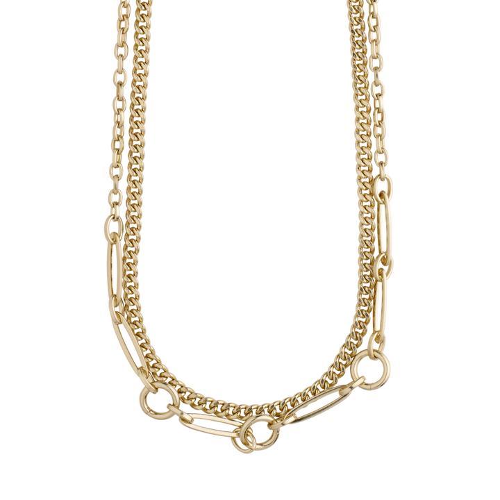 Pilgrim Gold Sensitivity 2-in-1 Chain Necklace - Gold Plated - Styleartist
