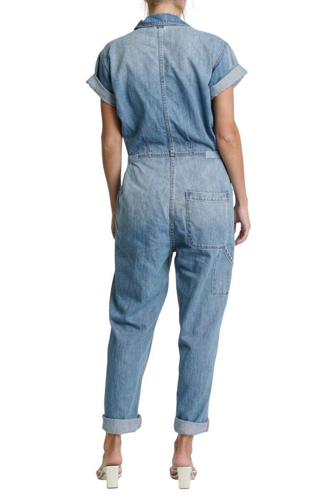 Pistola Grover Short Sleeve Field Suit - Disoriented Blue Denim - Styleartist