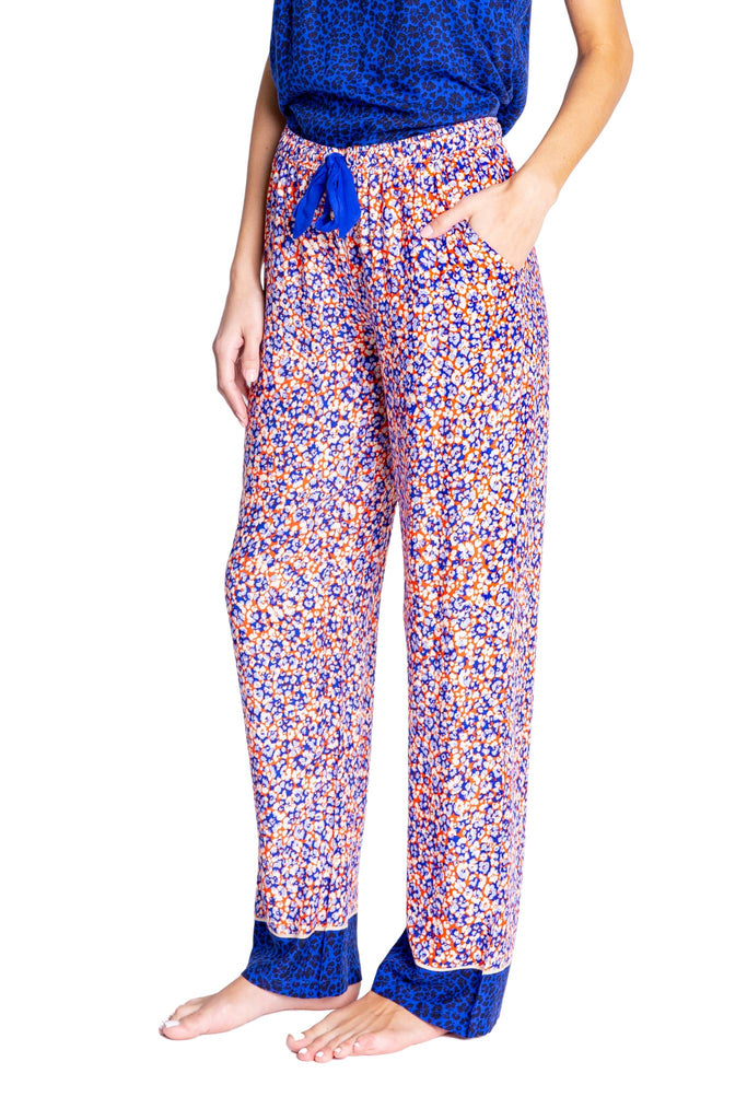 PJ Salvage Blueberry Fields Printed Pant- Ditsy Floral - Styleartist