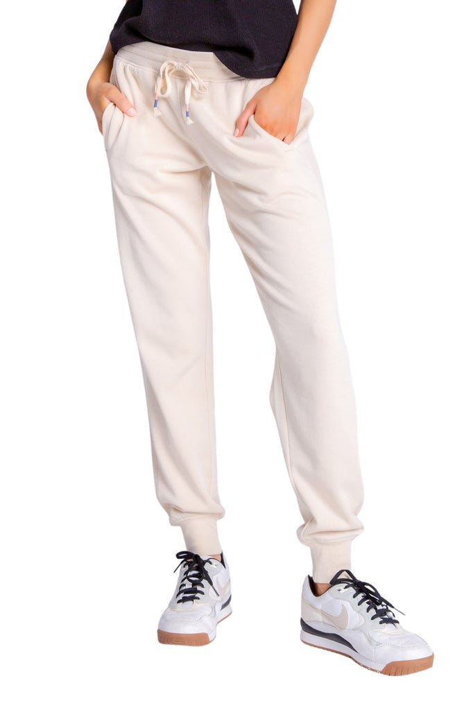 Pj Salvage Fade Away Solid Banded Pant - Stone - Styleartist