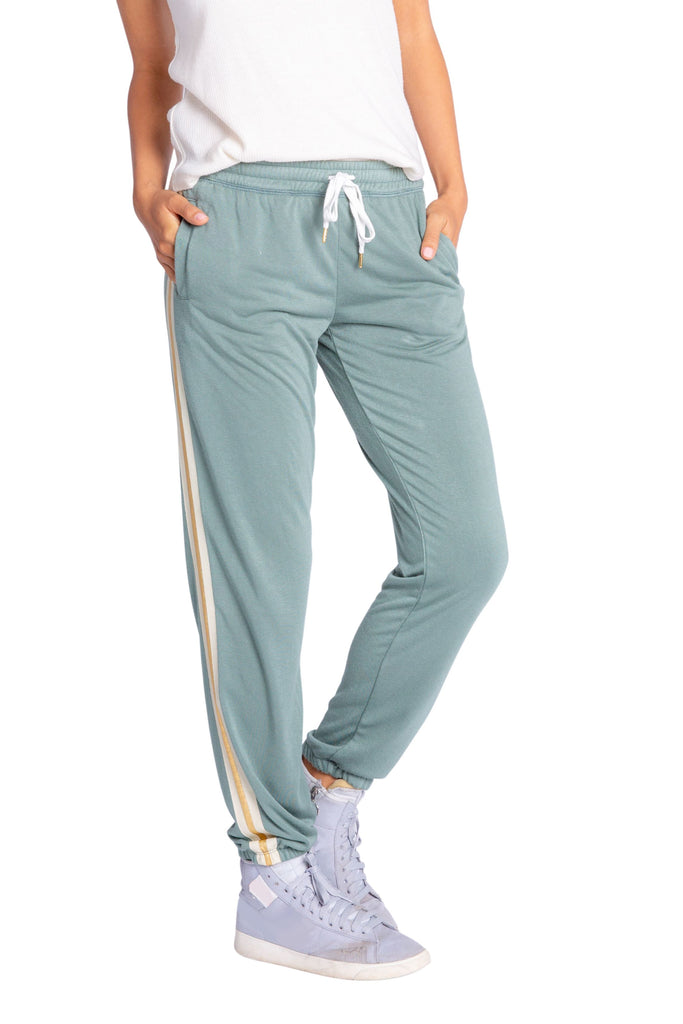 PJ Salvage Gold Star Status Banded Pant- Sage - Styleartist