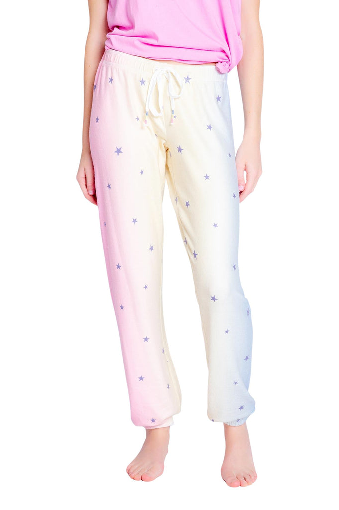 PJ Salvage Peachy Party Stars Banded Pant- Multi Colours - Styleartist