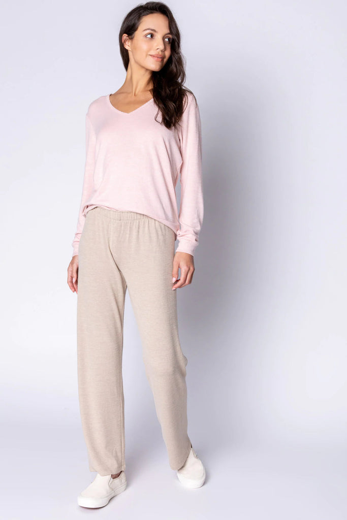 PJ Salvage Re-loved Lounge Solid Pant - Desert Stone - Styleartist