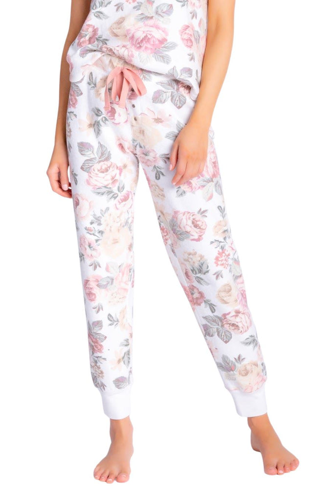 Pj Salvage Retro Rose Jammie Pant - Antique White - Styleartist