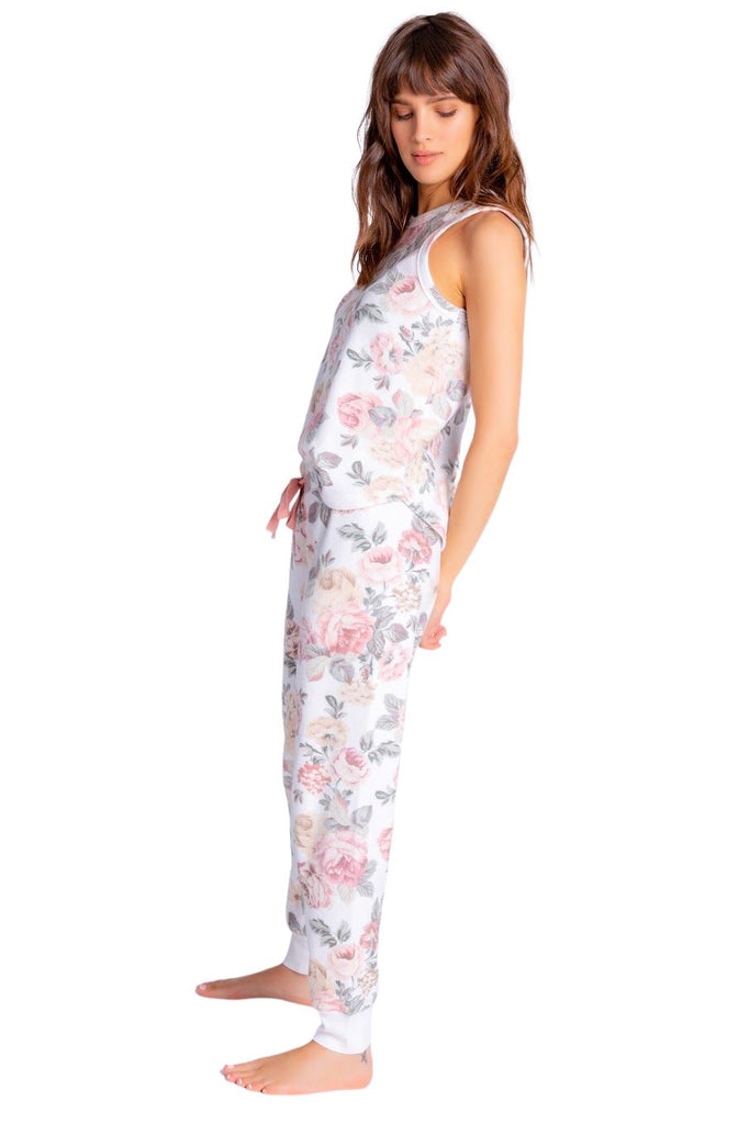 Pj Salvage Retro Rose Jammie Pant - Antique White - Styleartist