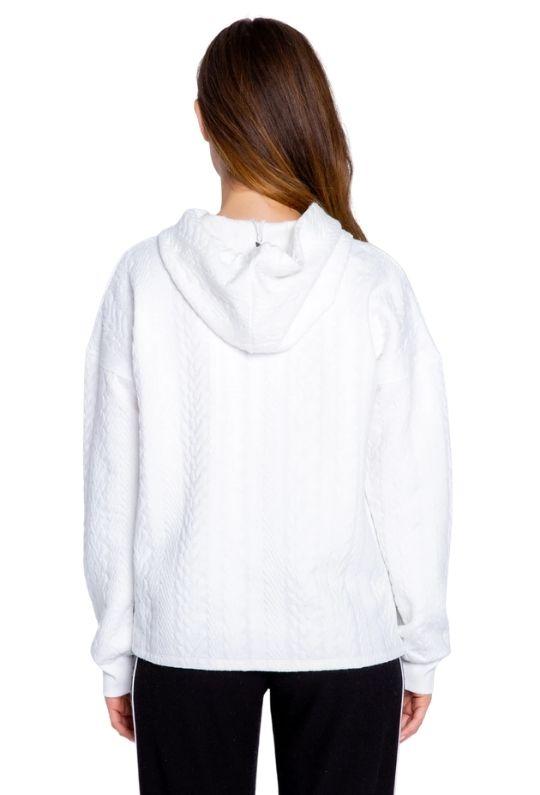 PJ Salvage Run Wild Quilted Hoodie - Ivory - Styleartist