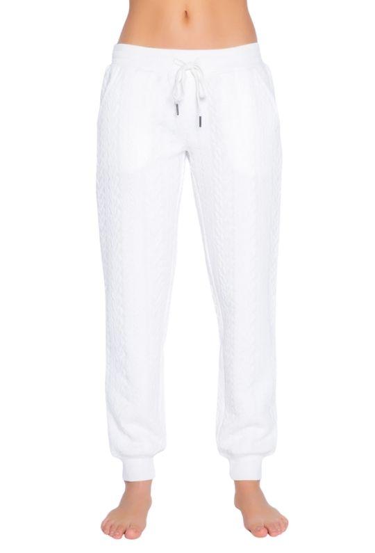 PJ Salvage Run Wild Quilted Pants - Ivory - Styleartist