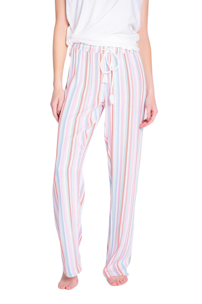 PJ Salvage Saturday Morning Stripe Pant- Multi Colours - Styleartist