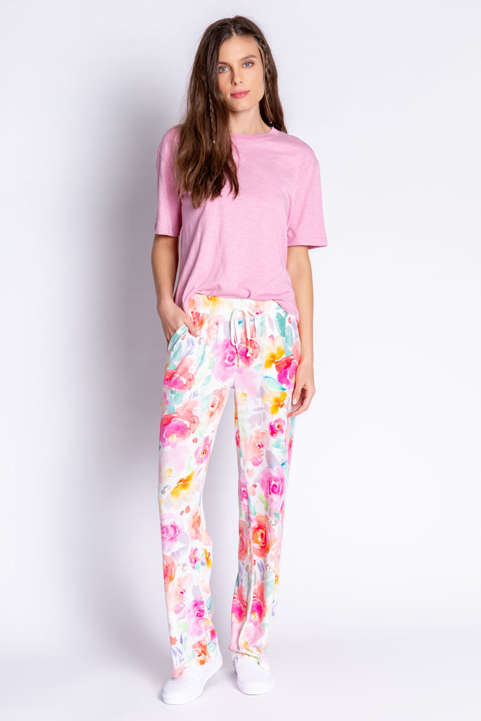 PJ Salvage Spring Into Sunshine Floral Pant- Multi - Styleartist