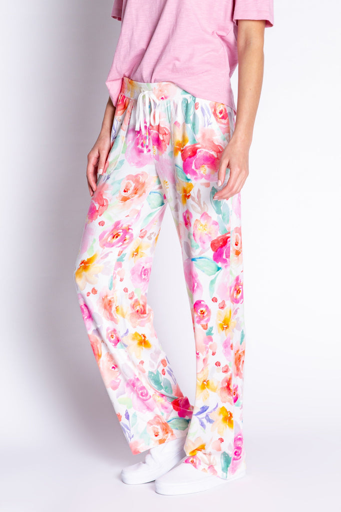 PJ Salvage Spring Into Sunshine Floral Pant- Multi - Styleartist