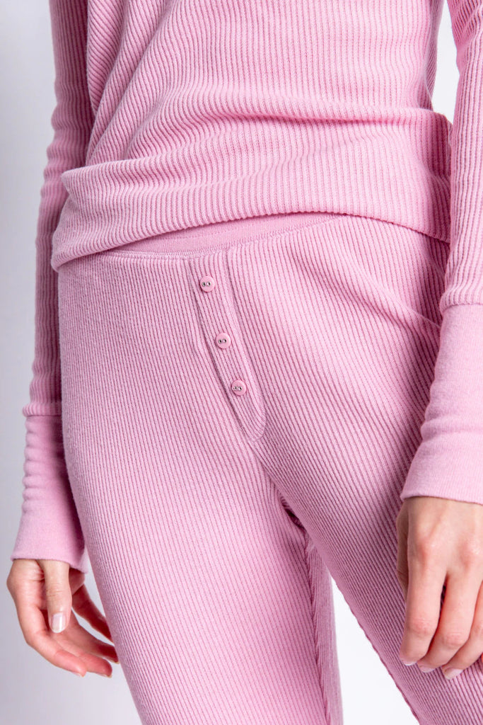 PJ Salvage Textured Essentials Solid Jampant - Lilac Rose - Styleartist