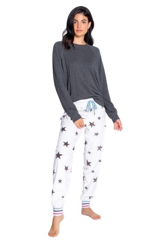 PJ Salvage Wishin' on a Star Jammie Pants - Ivory - Styleartist