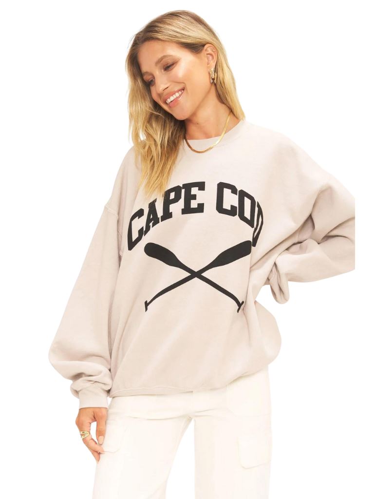 Project Social T Cape Cod Oversized Sweatshirt - Raw Linen - Styleartist