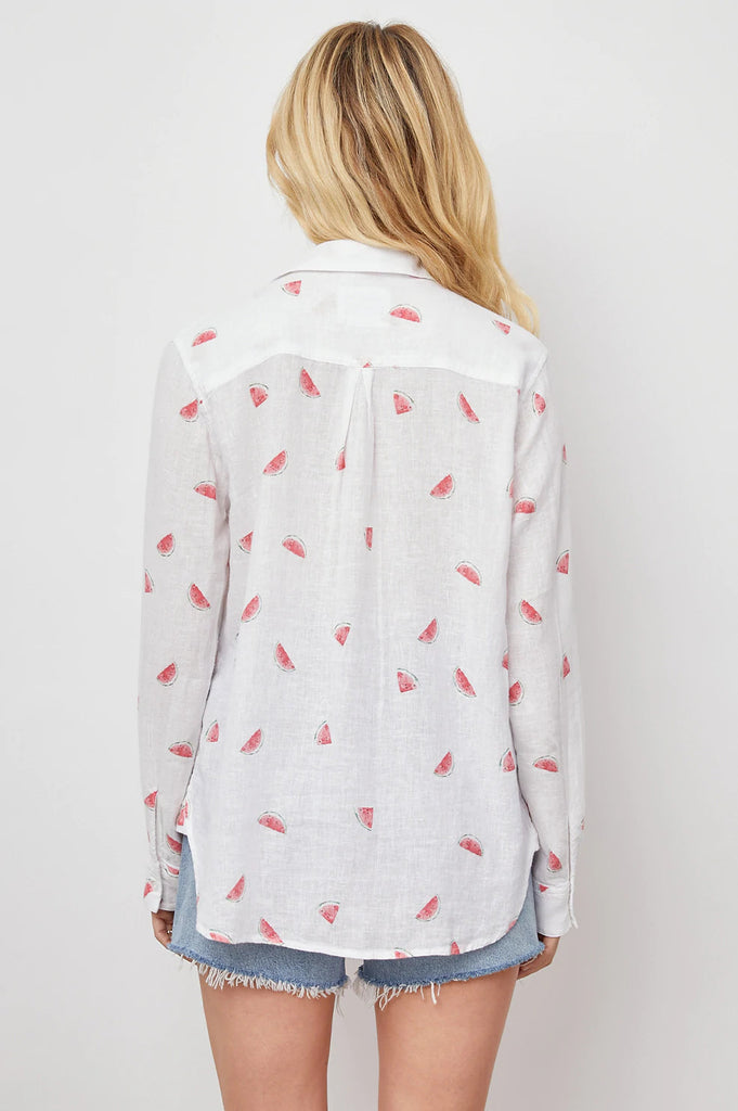 Rails Charli Linen Shirt- Watermelon Multi - Styleartist