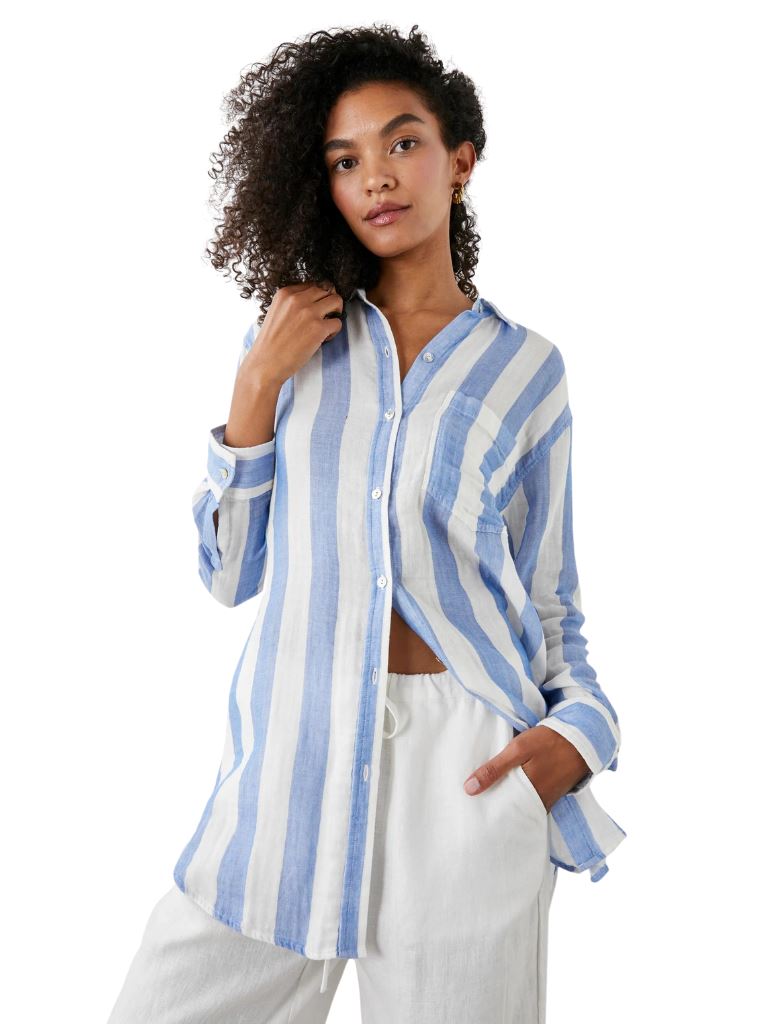 Rails Jaylin Button Down Shirt - Fermo Stripe - Styleartist