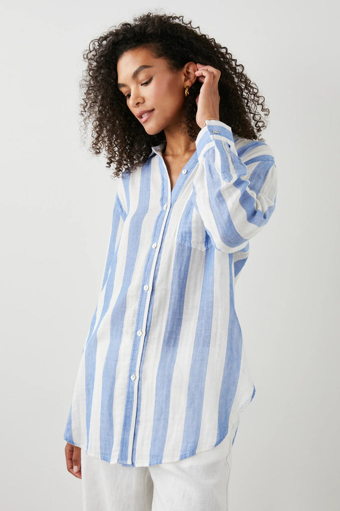 Rails Jaylin Button Down Shirt - Fermo Stripe - Styleartist
