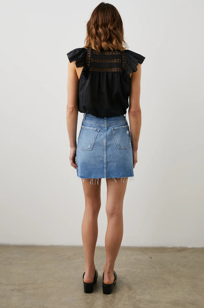 Rails Laurel Denim Mini Skirt- Marina Distress - Styleartist