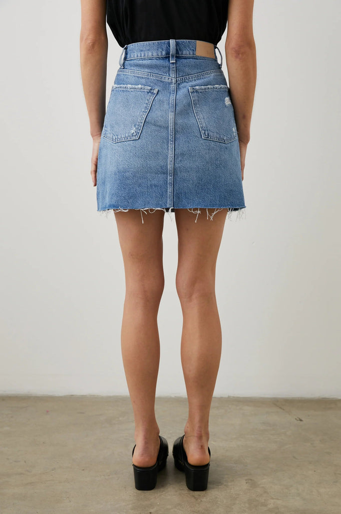 Rails Laurel Denim Mini Skirt- Marina Distress - Styleartist