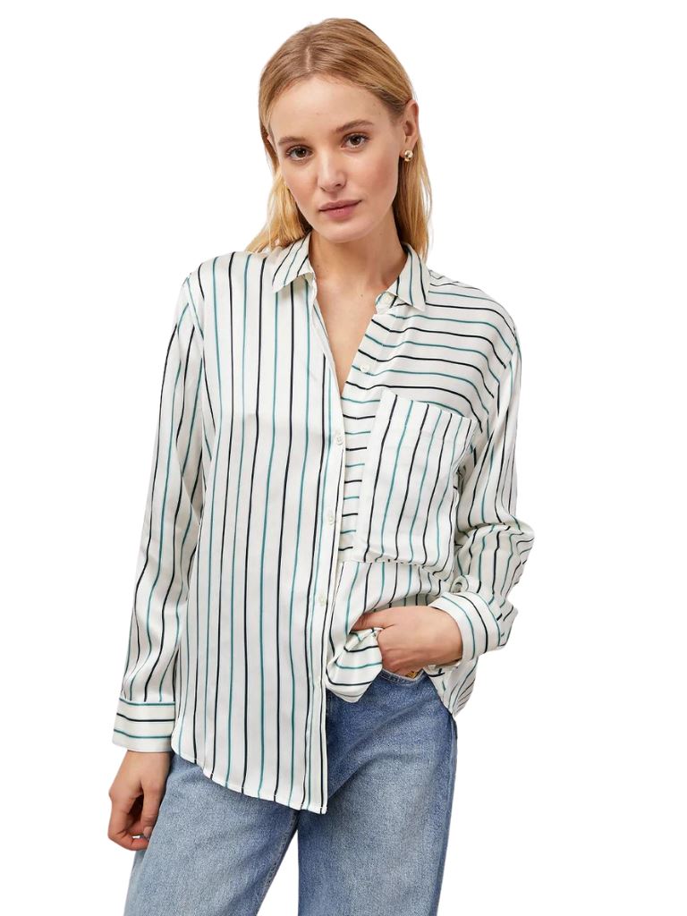 Rails Spencer Button Down Shirt - Vera Stripe - Styleartist