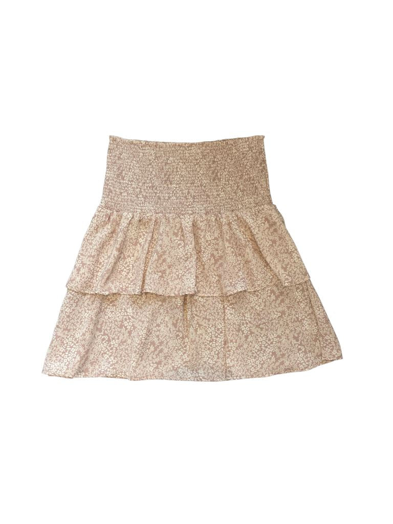 Rosemunde Layered Mini Skirt - Vintage Bloom - Styleartist