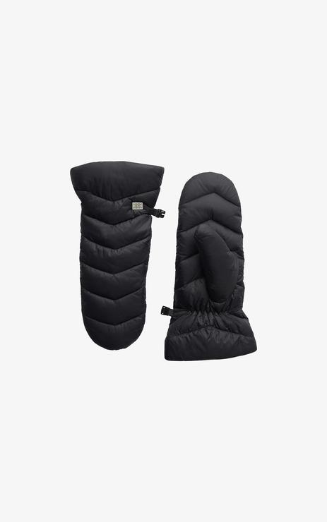 Soia & Kyo Julia Sustainable Quilted Puffer Mittens-Black - Styleartist