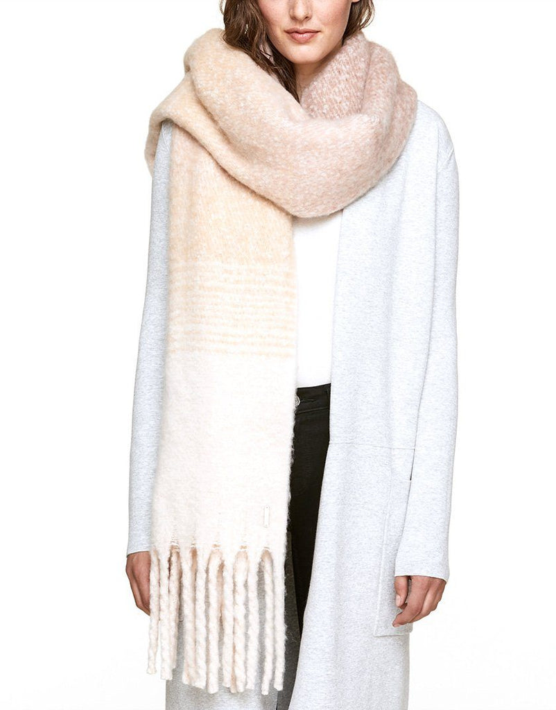 Soia & Kyo Maribel Woven Blanket Scarf -  Taupe - Styleartist
