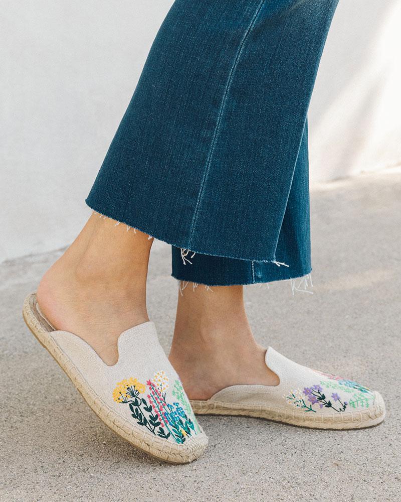 Soludos Wildflower Mule Espadrille - Sand - Styleartist