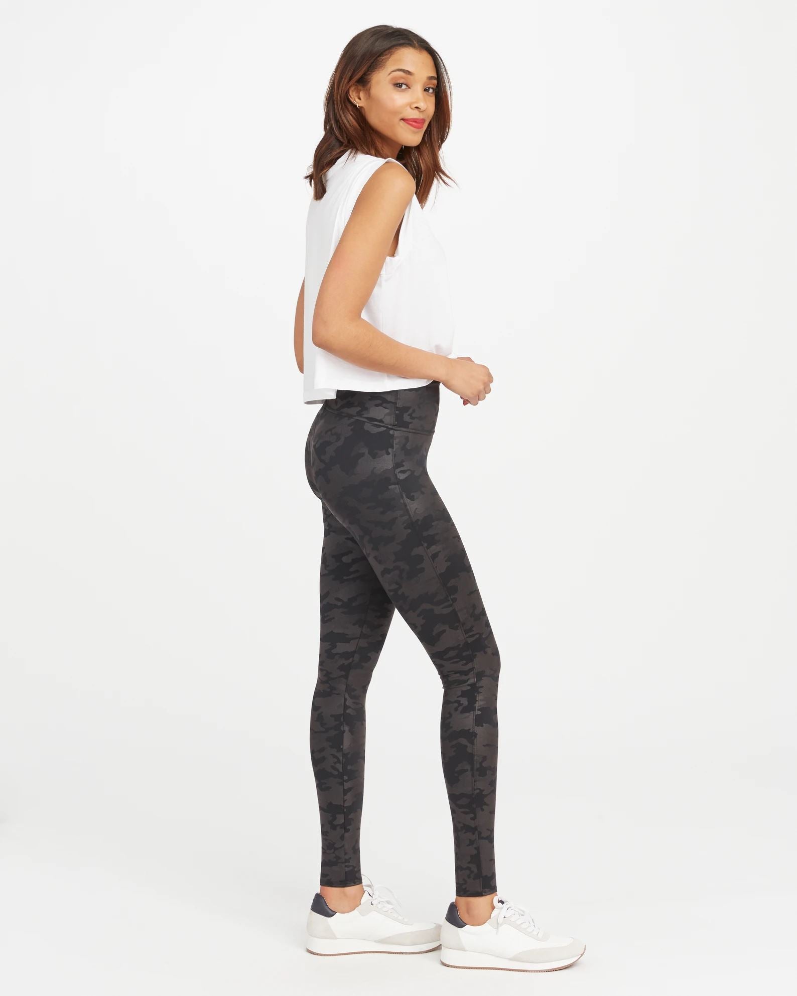 Spanx Faux Leather Black Camo Legging – Styleartist