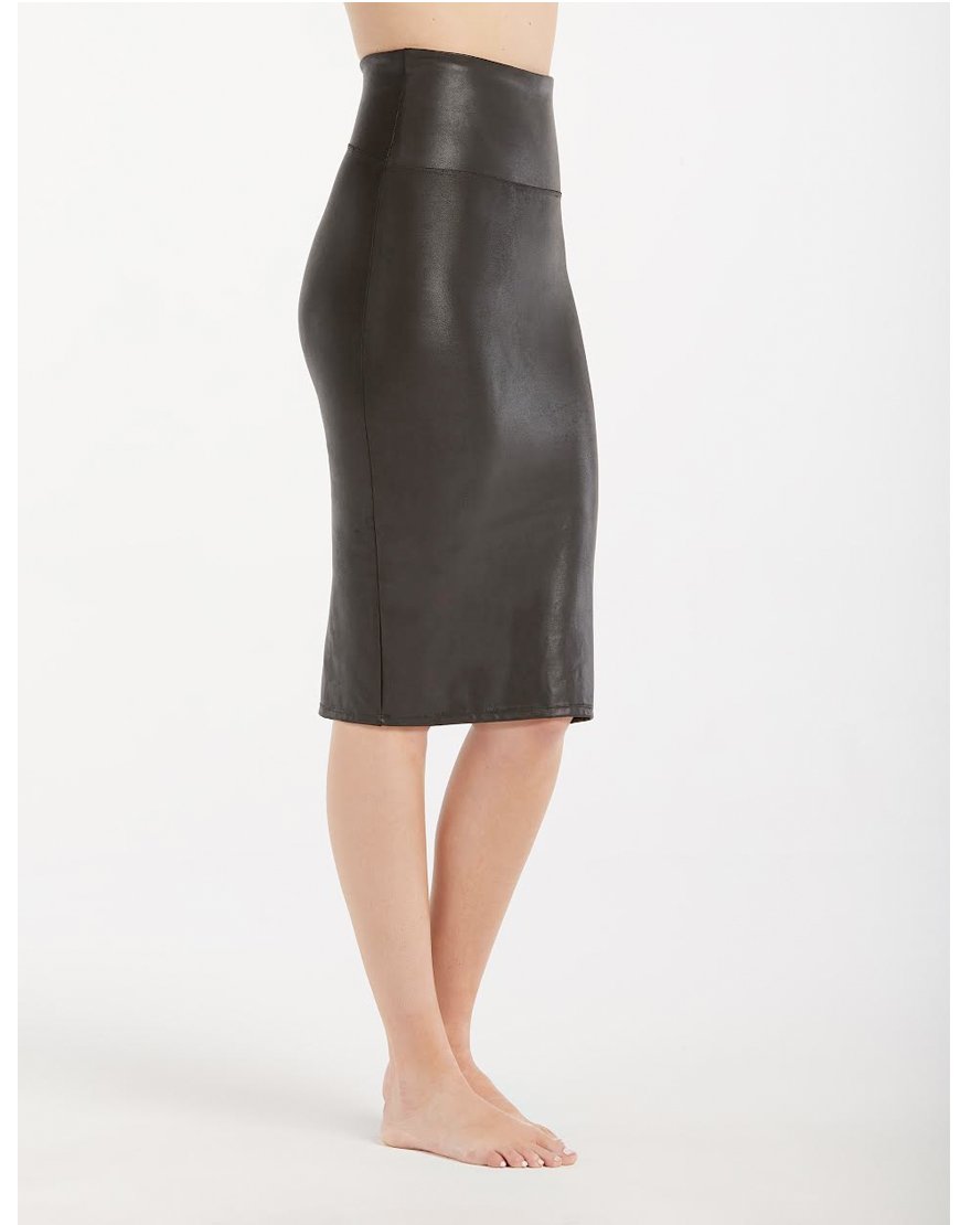 Spanx Faux Leather Pencil Skirt NWT (S)