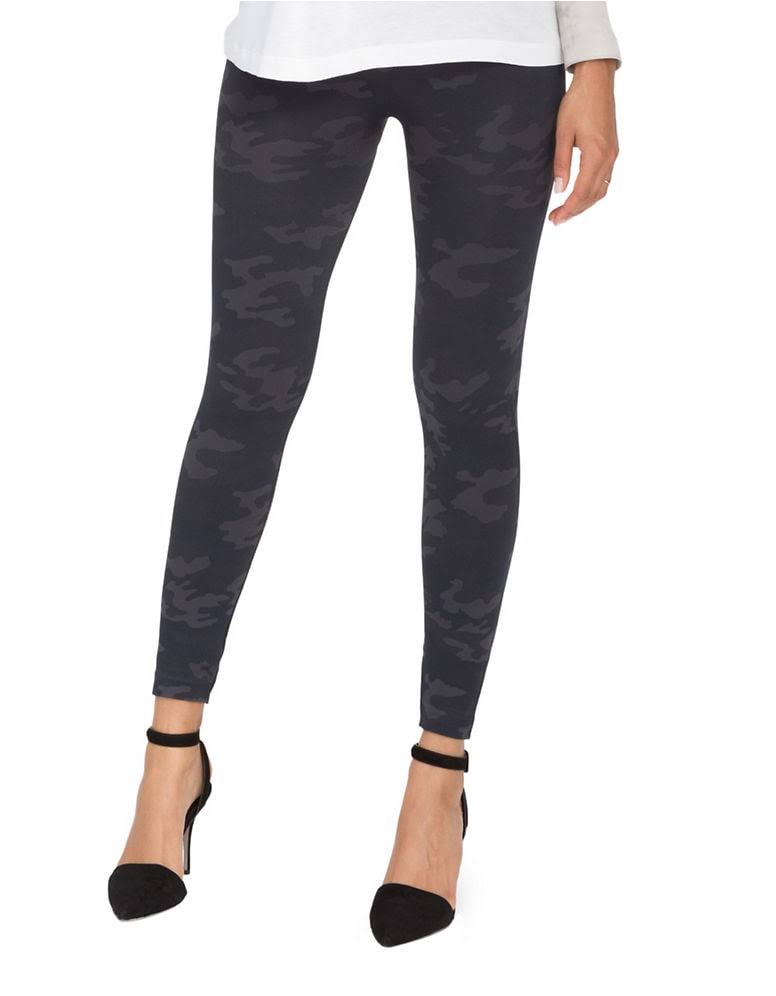Spanx Camo Look At Me Now High Waist Seamless Cropped Leggings