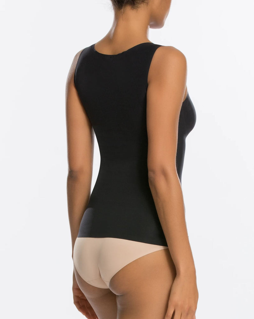 Spanx Solid Tight Thinstincts Tank - Very Black - Styleartist
