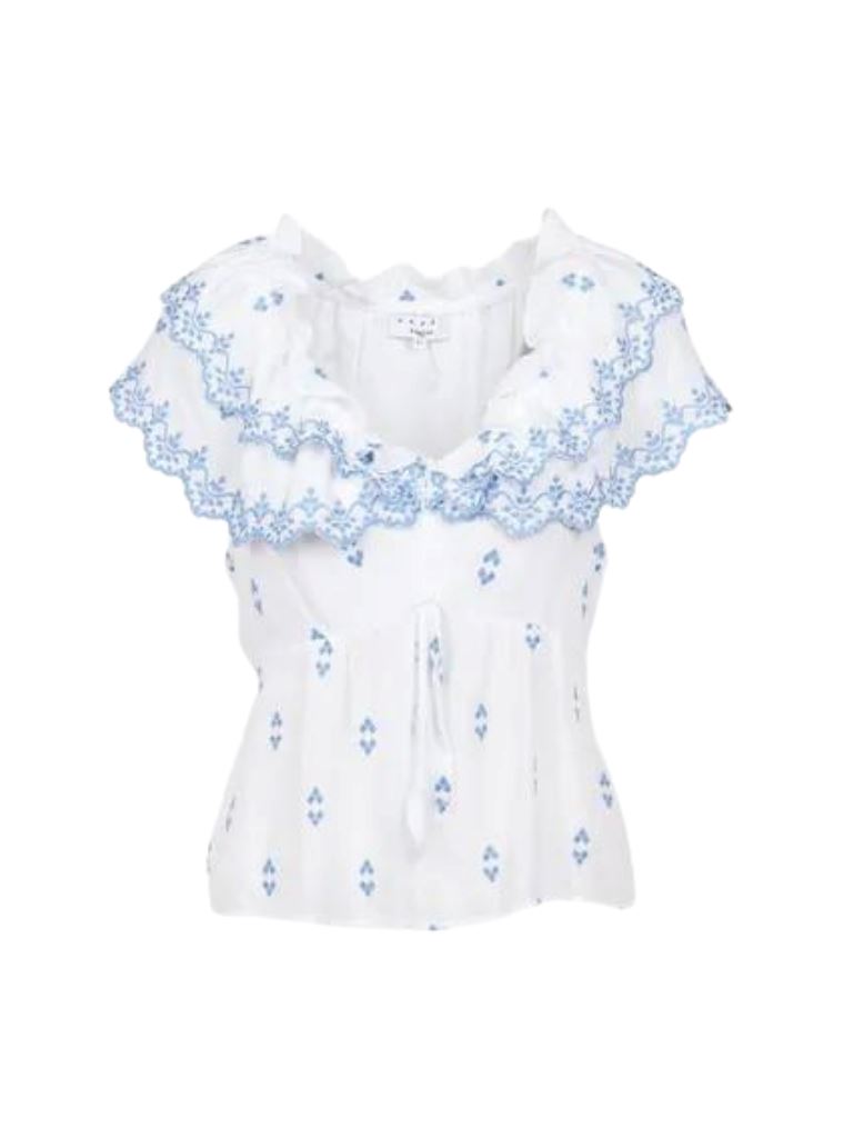 Suncoo Lexi Blouse - White - Styleartist