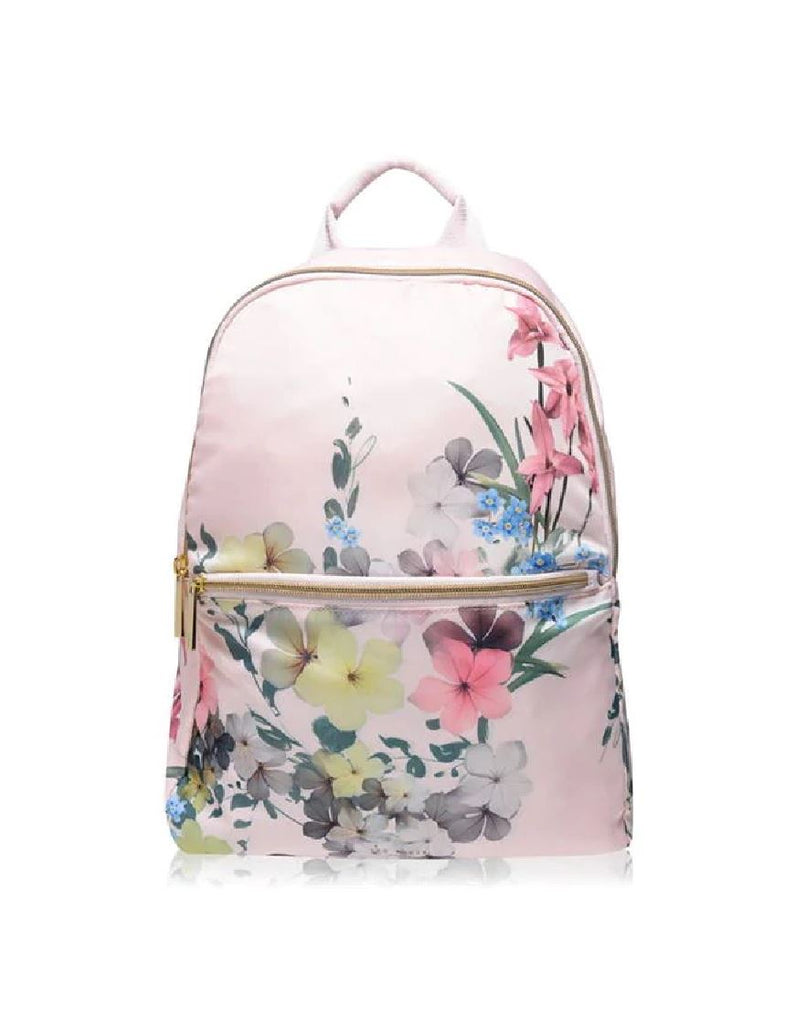 Ted Baker Arvid Floral Backpack- Baby Pink - Styleartist