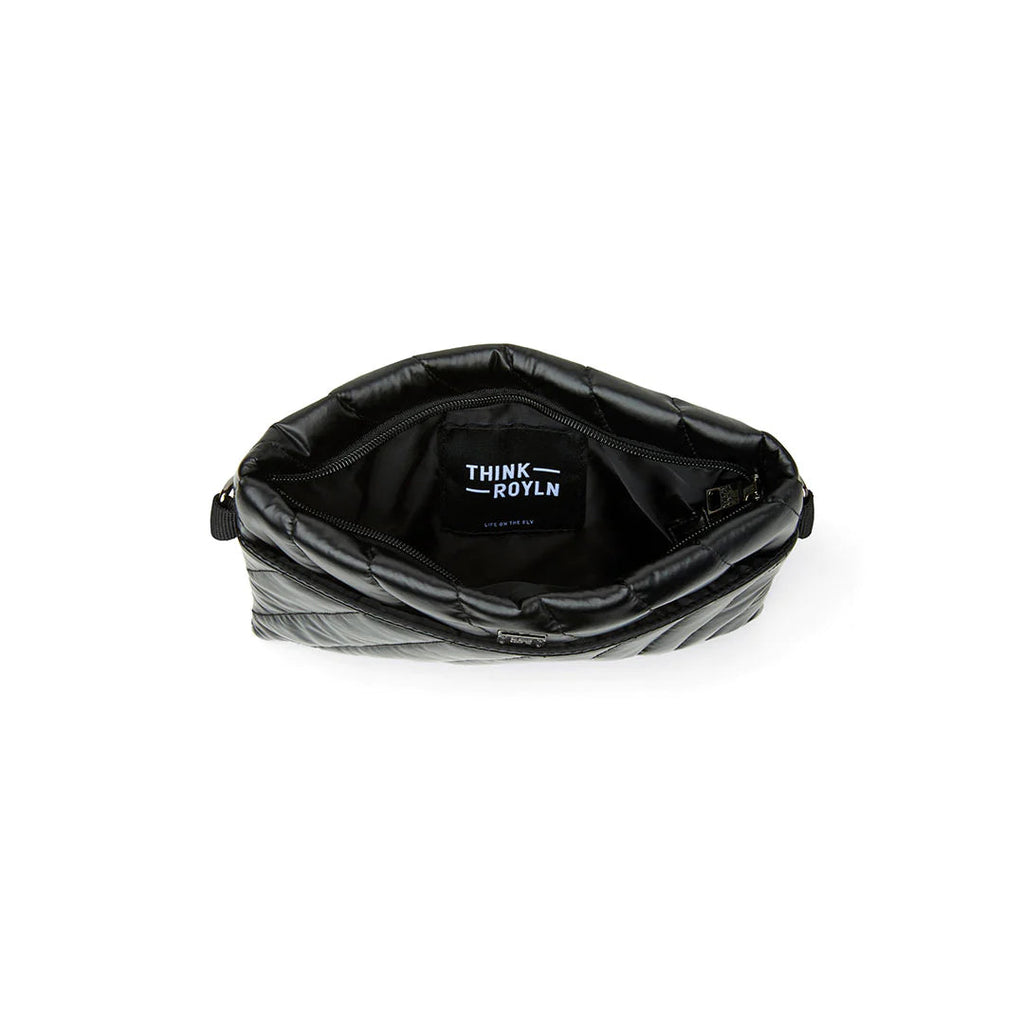 Think Royln Diagonal Bum Bag 2.0 - Pearl Black - Styleartist