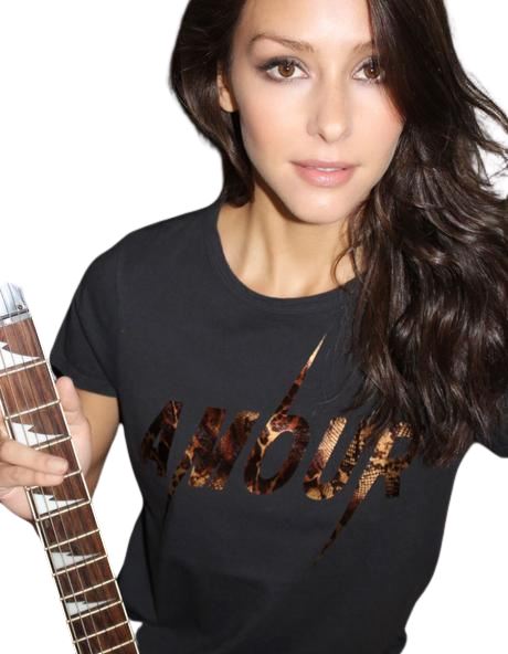 Unsweetened New York Amour Snake Copper Tee - Black - Styleartist
