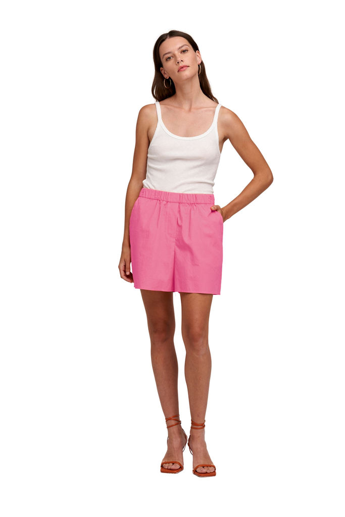 Velvet Holly Cotton Poplin Shorts- Candy - Styleartist