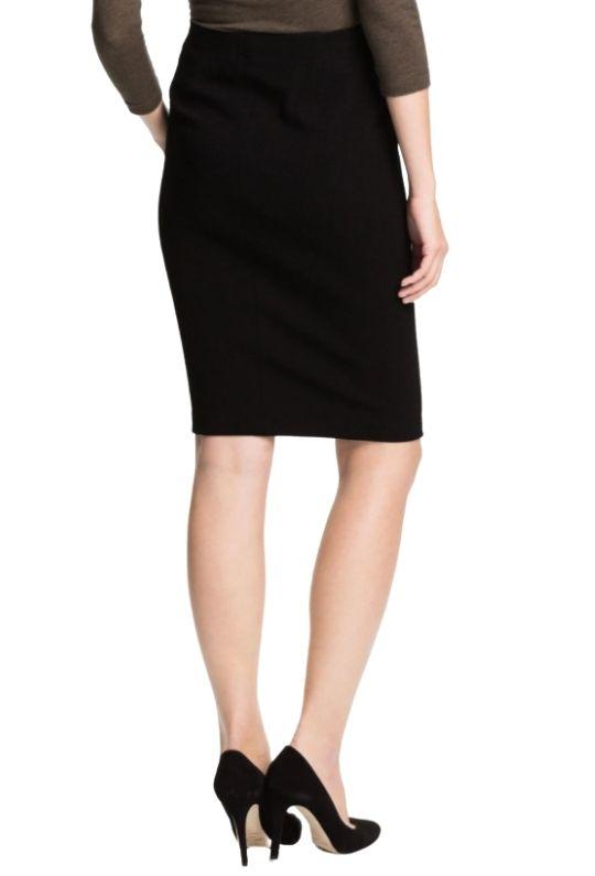 Vince Stretch Pull On Pencil Skirt - Black - Styleartist