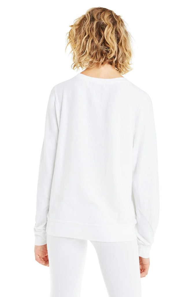 Wildfox Baggy Beach Jumper - Clean White - Styleartist