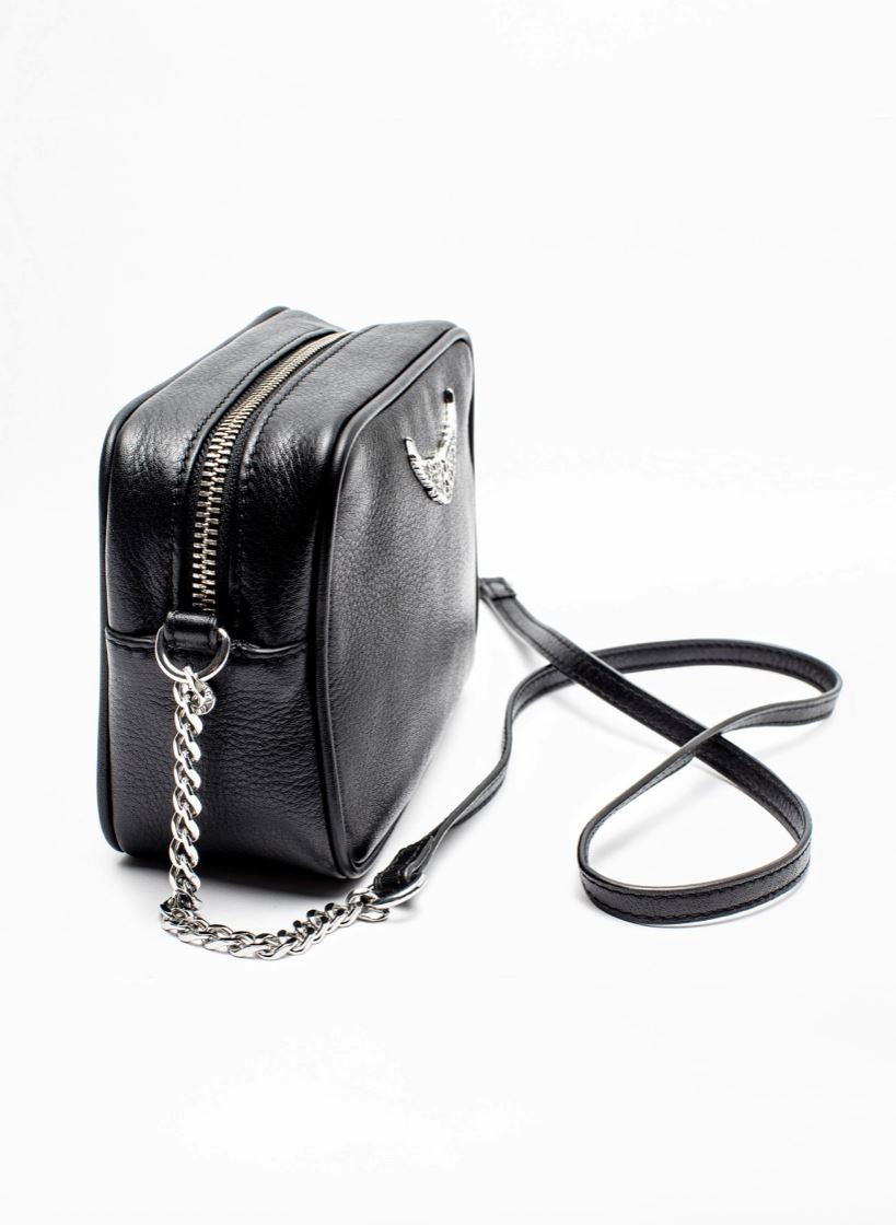Zadig & Voltaire Extra Small Tassel Boxy Leather Shoulder Bag - Black –  Styleartist